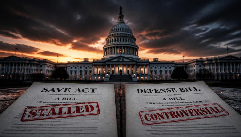Defense Bill Showdown Looms as SAVE Act Stalls and Courts Reject Voter Roll&nbsp;Demands