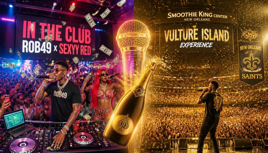 Rob49 and Sexyy Red Drop “In The Club” — New Orleans Rapper Preps “Life of the Party” After Sold-Out Hometown&nbsp;Show