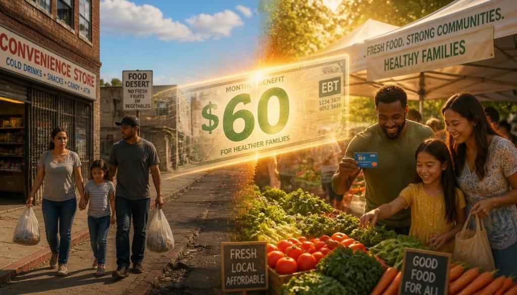 Fresh Bucks for Fresh Produce Act: $60 Monthly Payments for&nbsp;Groceries