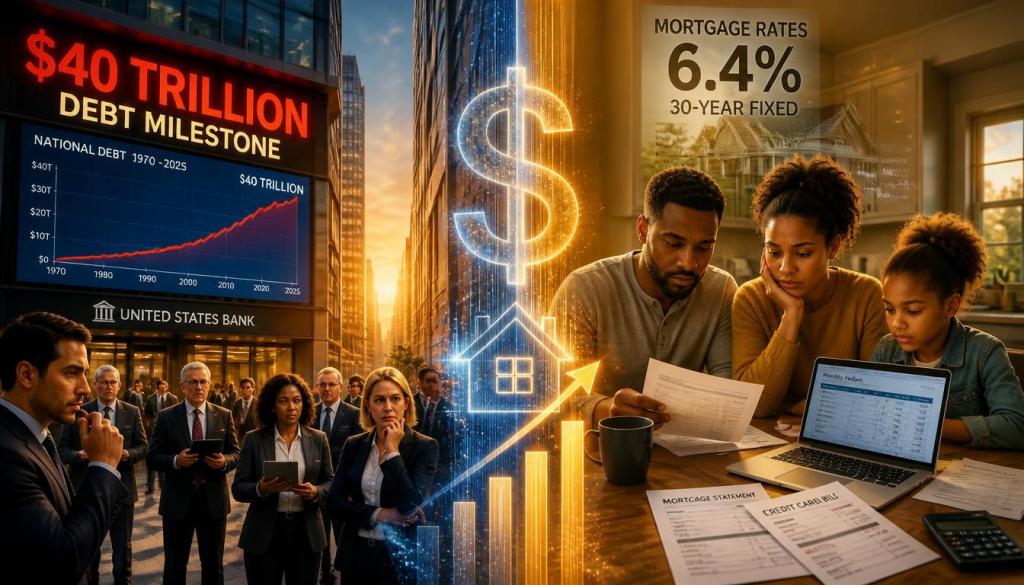 Treasury Doubles Bond Buybacks as Debt Tops $40 Trillion — Markets Steady After Volatile&nbsp;Week