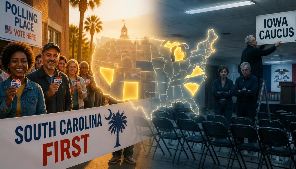 Democrats Overhaul 2028 Primary Calendar — Iowa and New Hampshire Lose First-in-the-Nation Status