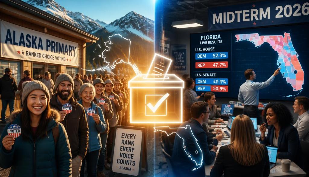 Primaries in Alaska, California, Florida & Wyoming Could Reshape Midterm Balance of&nbsp;Power