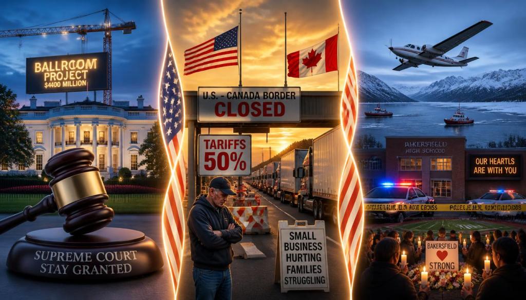 Supreme Court Allows Trump Ballroom Project to Continue — For Now as Trade War with Canada&nbsp;Escalates
