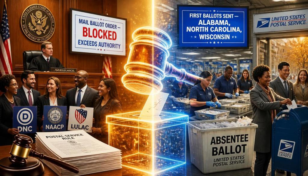 Second Federal Judge Freezes Trump Mail Ballot Order as Supreme Court Poised to Weigh&nbsp;In