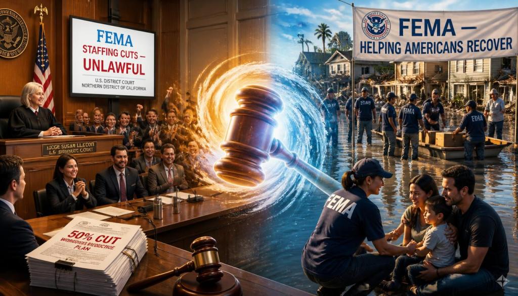 Federal Judge Rules Trump’s Plan to Cut FEMA Staffing by 50% Was Unlawful — “Pulled from Thin&nbsp;Air”
