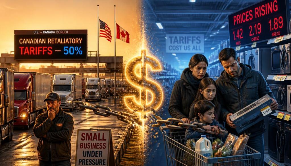 Trade War with Canada Hits Working Families — Retaliatory Tariffs and Rising Oil Prices Threaten Voter&nbsp;Pocketbooks