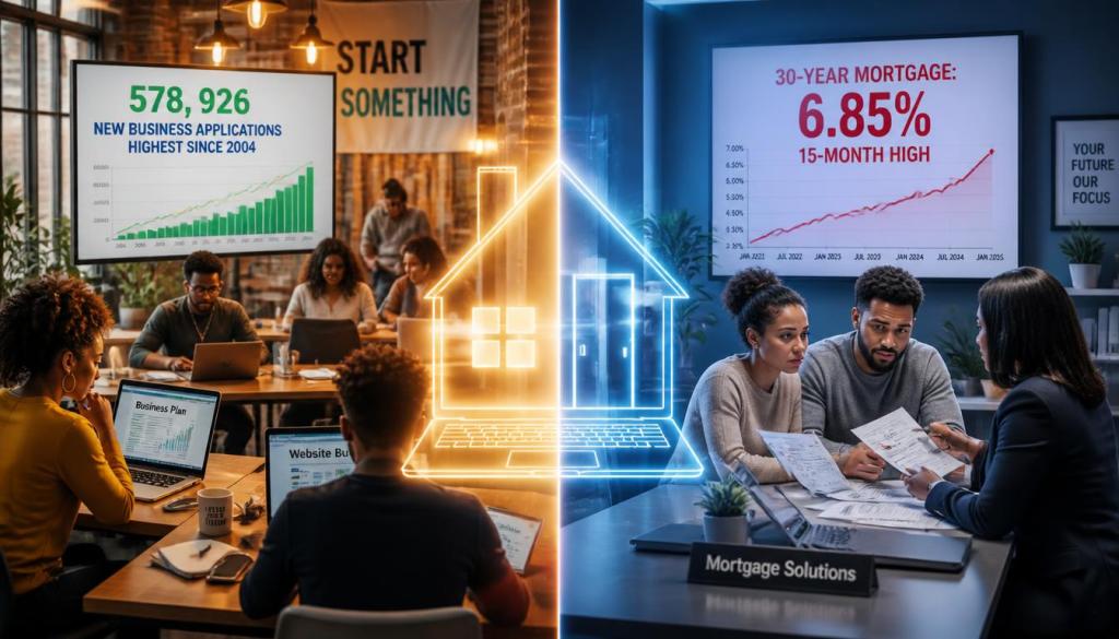 America’s Hidden Start-Up Boom: Business Applications Hit Record High as Mortgage Rates Climb to 15-Month&nbsp;High