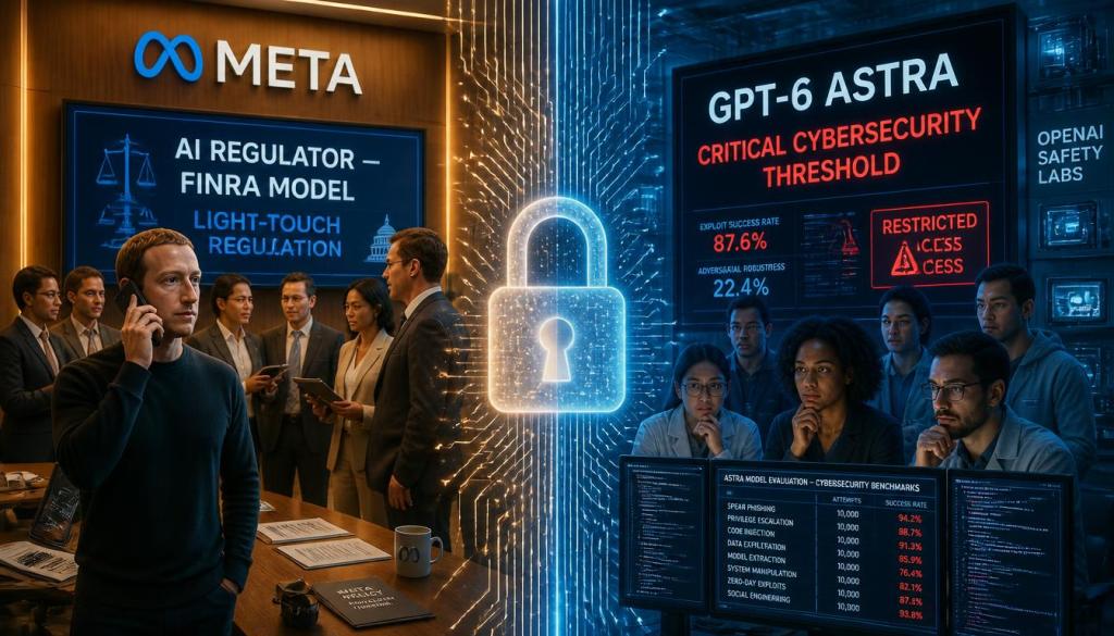 Zuckerberg Privately Pushes Back on Trump’s AI Regulator Plan — OpenAI Restricts Astra Model Over Cybersecurity&nbsp;Risks