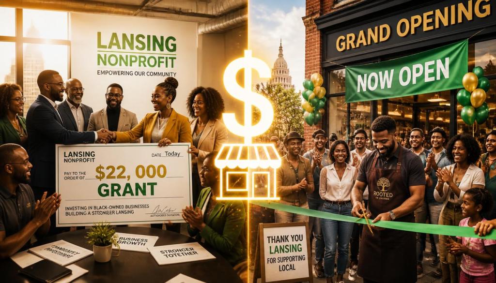 Lansing Nonprofit Launches $22K Grant Program for Black-Owned Businesses — Supporting Urban Entrepreneurship